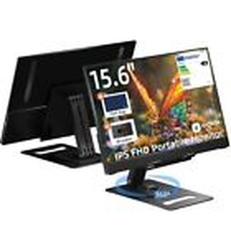 Portable Monitor - Ultra-Slim 15.6 Inch Full HD IPS Laptop Us-Bracket Stand