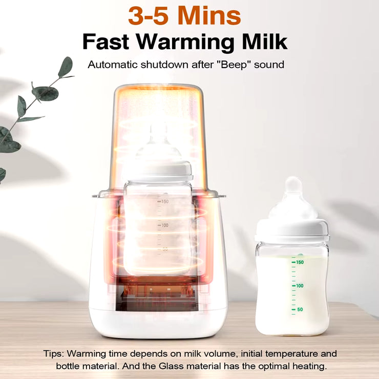 Newborn Baby Feeding Bottle Warmer & Sterilizers with Timer Accurate Temperature Control Food Milk Warmers Bottle Steriliser